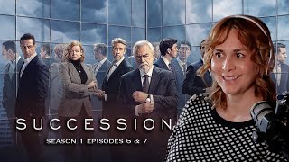 BEWARE MY SCHADENFREUDE  SUCCESSION SEASON 1 EPISODES 6 amp 7  FIRST TIME WATCHING REACTION [upl. by Lidah]