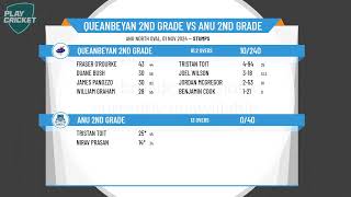 Queanbeyan 2nd Grade v ANU 2nd Grade Day 1 [upl. by Randolph742]