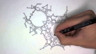 Drawing a Doodle with Tessellated Graph Paper [upl. by Nospmoht]