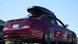 E60 M5 with long tube headers on the Dyno at Bimmerfest East 2017 [upl. by Buseck]