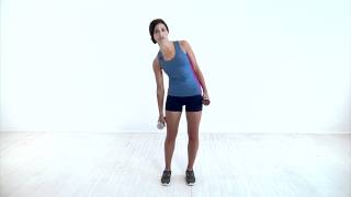 Dumbbell Side Bend  The Standing Ab Workout [upl. by Galina]