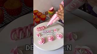 💡Aprende estás 3 ideas de decoración 🧁🌸 cake pasteleria buttercream [upl. by Llerrot]