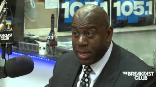 Video Magic Johnson Interview On The Breakfast Club Why He Decided To Come Out About Having HIV H [upl. by Aerdnaed]