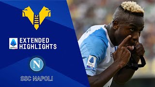 Hellas Verona vs Napoli Extended Highlights  Serie A  CBS Sports Golazo [upl. by Uela850]