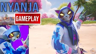 New Nyanja Skin Gameplay Fortnite [upl. by Ttelrats]