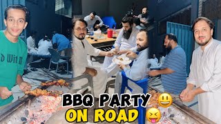 BBQ Party On lahore Road  BBQ rice recipe food fusion  BBQ chicken recipe [upl. by Brose]