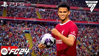 FC 24  Liverpool vs Tottenham  Premier League 2324 Full Match at Anfield  PS5™ 4K60 [upl. by Cirala]