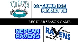 Nepean Ravens Vs Ottawa Ice Ringette Regular Season Game Highlights [upl. by Drewett608]