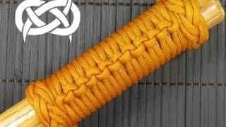 How to make a Paracord Handle Wrap [upl. by Clein694]