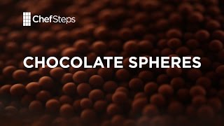 Molecular Gastronomy Rich Chocolate Caviar [upl. by Surtemed]