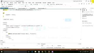 MVC LinQ DataContext lesson 13 [upl. by Haissem919]