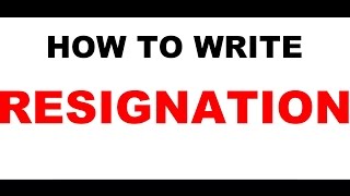 Microsoft word how to write resignation letter [upl. by Buckley]