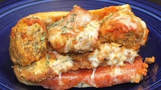 Meatball Hero Sandwich  Recipe with Michaels Home Cooking [upl. by Heisel788]