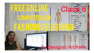 CAD l Fashion Croqui l Corel Draw l Fashion Illustration  dvet e learning [upl. by Honor]