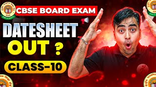 Class 10 DATESHEET OUT😱  CBSE UPDATE Class 10 cbseupdate2024 datesheet2024 [upl. by Wheelwright]