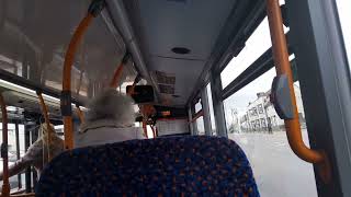 FAST  Journey on Route 498 from Brentwood  Harold Hill  Enviro 400 MMC  Stagecoach [upl. by Gavra]