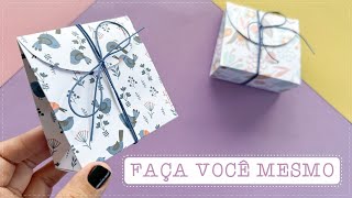 DIY  EMBALAGEM DE PAPEL  COMO FAZER [upl. by Linell]