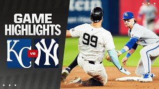 Royals vs Yankees Game Highlights 9924  MLB Highlights [upl. by Remmus]