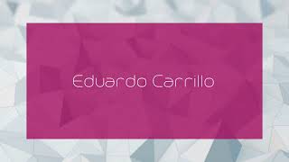 Eduardo Carrillo  appearance [upl. by Gene]