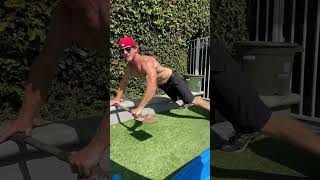 Floating PushUp Challenge shorts challenge fitnesschallenge [upl. by Yaeger]