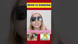 Guess Who is Singing🎤🎵 rebecca zamolo Salish matter mr beast shorts short [upl. by Aaronson]