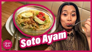 Ik heb Soto Ayam gemaakt de bekendste soep van Indonesië [upl. by Dnalon]