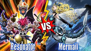 Resonator Bystial Dragon vs Mermail Atlantean  High Rated DB YuGiOh 2024 [upl. by Sadye]