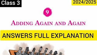 kerala board class 3 UNIT9 ADDING AGAIN AND AGAIN 2024 text book answers english medium part2 [upl. by Oilerua]