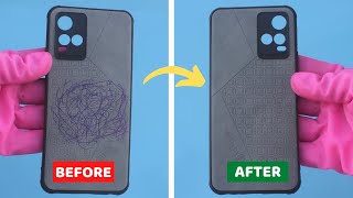 Authentic Way to Remove Ballpoint or Pen Ink Stain from Phone Cover at Home [upl. by Earezed]