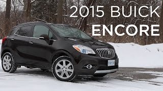 2015 Buick Encore  CUV Review  Drivingca [upl. by Nibroc411]