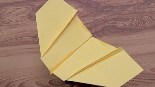 How to make boomerang plane DIY paper plane papercraft paperplane diy [upl. by Yehc]