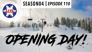 2024 OPENING DAY at ALTA SKI AREA [upl. by Ileak638]