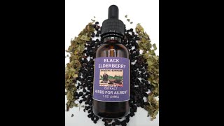 How to Make Medicinal Herbal Elderberry Tincture Master Recipe [upl. by Victorie]