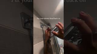 How to repair a leaky shower head diy howto drainpipes plumbing [upl. by Eirdua651]