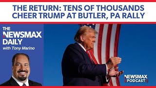 Trumps triumphant return to Butler PA  The NEWSMAX Daily 100724 [upl. by Ahsinuq]