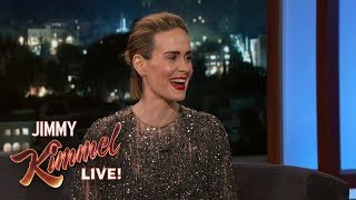 Sarah Paulson on Stormy Daniels amp Marcia Clark [upl. by Naiva]