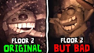 Roblox Doors Floor 2 Vs DOORS BUT BAD FLOOR 2 Jumpscares [upl. by Hanonew713]