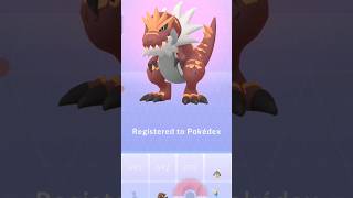 Tyrunt Evolve Into Tyrantrum pokemongo viral trending shorta pokemon tyrunt tyrantrum [upl. by Varden114]