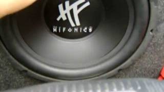 Hifonics HFX12D4 Review Running on a 250W RMS Directed 250d Amp [upl. by Aniger667]