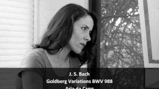 J S Bach  Goldberg Variations BWV 988 13Aria da Capo 1313  Chiara Massini Harpsichord [upl. by Hannis]