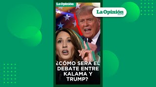 Donald Trump y Kamala Harris llegarán a debatir con estas reglas  La Opinión [upl. by Uriia]