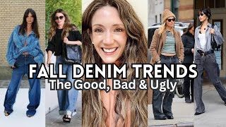 The BEST and WORST Fall Denim Trends 2024 [upl. by Akimahc627]