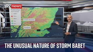 UK weather Why has Storm Babet sparked a red weather warning [upl. by Roede499]