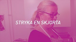 Karins husmorsskola  Stryka en skjorta [upl. by Suivatra]