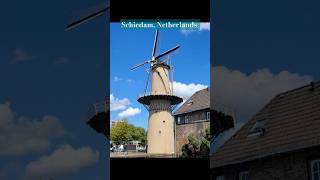 Schiedam Netherlands South Holland travel trip vacation Netherlands Schiedam Windmill [upl. by Spain723]