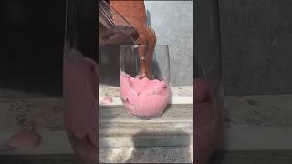 Pink ice cream shorts shortsfeed icecream dessert reciprocal cooking food [upl. by Joub]