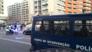 Amazing Parade Fans of Vitória Guimarães vs Boavista FC  Nov 2015 [upl. by Eimmas992]