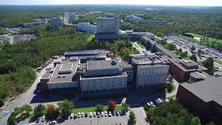 Laurentian campus aerial tour [upl. by Eneluqcaj559]