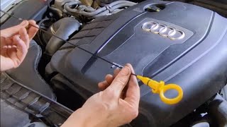 How to retrofit a dipstick to an Audi A6 20tdi [upl. by Neit410]