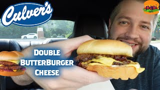 Culvers ButterBurger Cheese Double  Review [upl. by Atalante467]